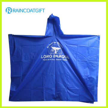 Impermeable desechable ligero PE claro Rpe-169